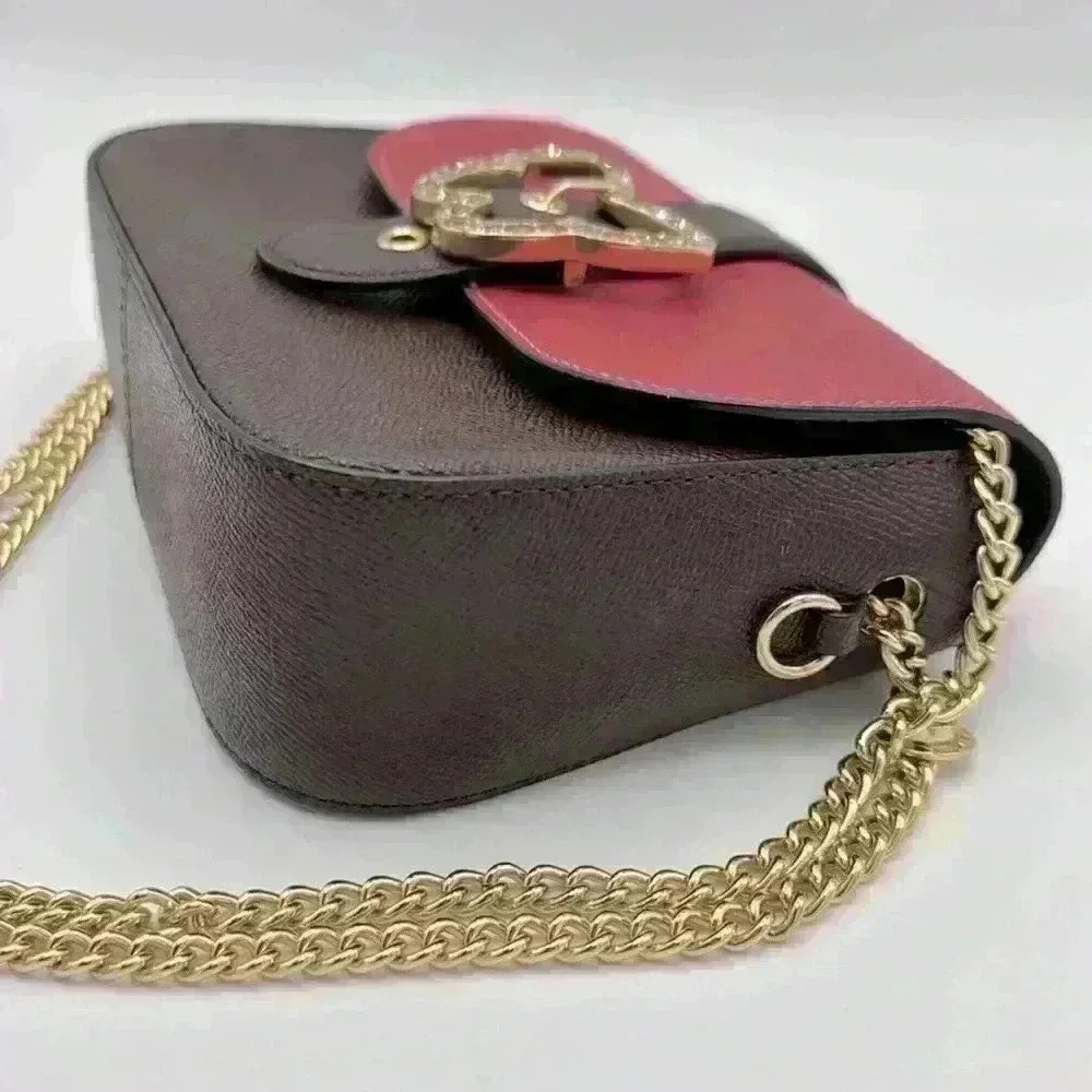 Coach Gemma Crossbody Bag In Colorblock With Butterfly Buckle EUC - Picture 8 of 14